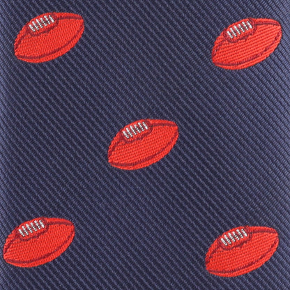 mens afl fan skinny tie designed for australian football supporters