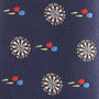 mens darts themed skinny necktie with modern slim fit ideal for darts players and sports enthusiasts