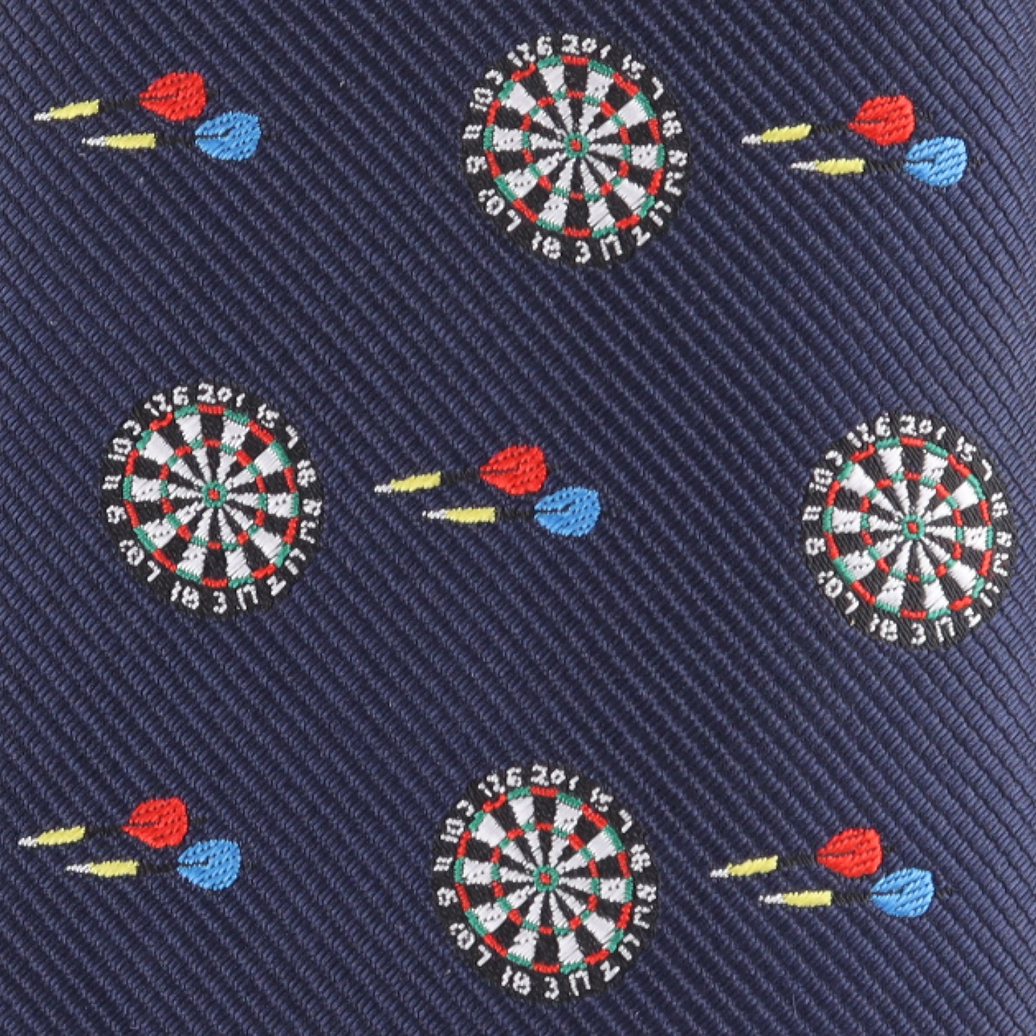mens darts themed skinny necktie with modern slim fit ideal for darts players and sports enthusiasts