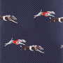 mens greyhound racing necktie with stylish slim fit design ideal for greyhound racing fans and events
