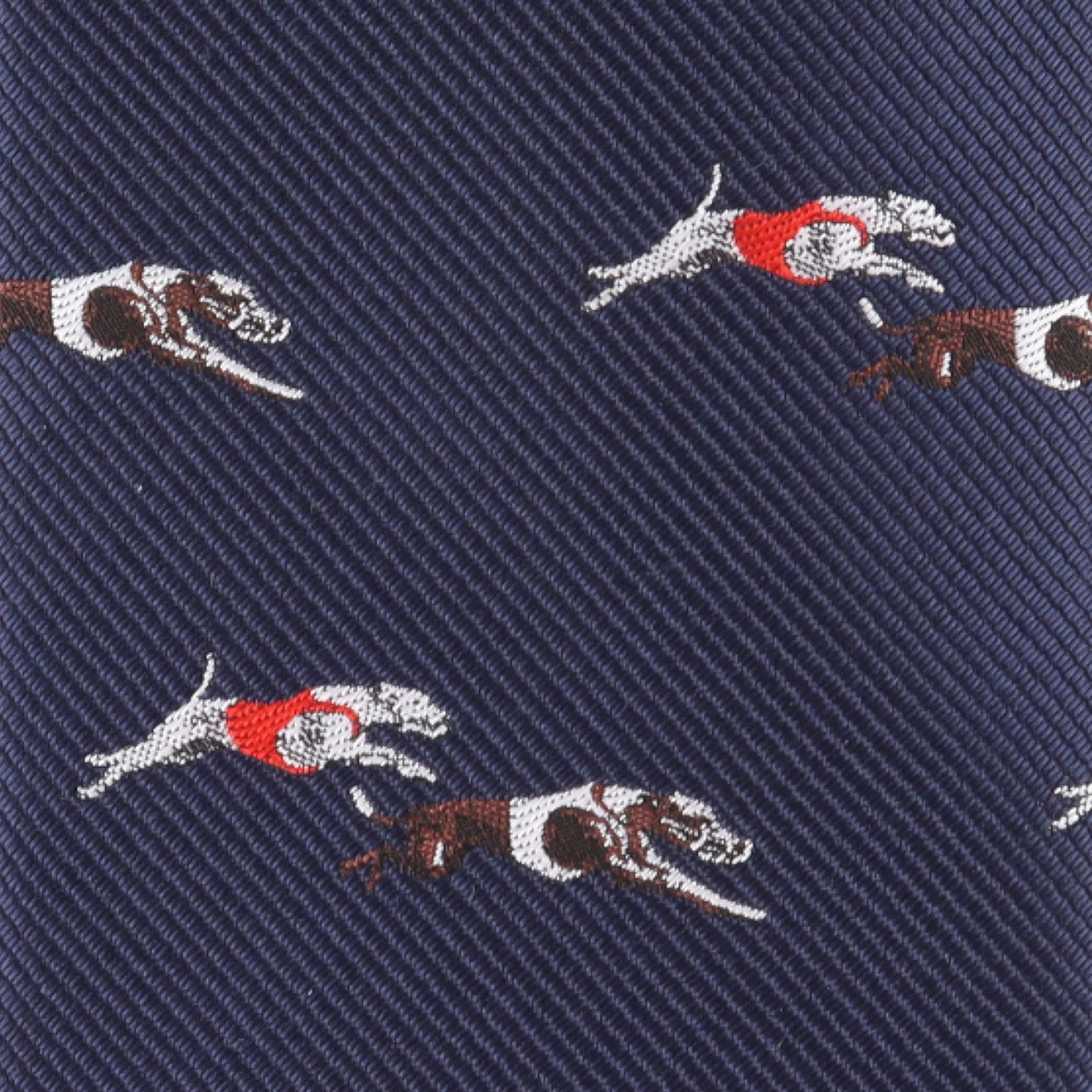 mens greyhound racing necktie with stylish slim fit design ideal for greyhound racing fans and events