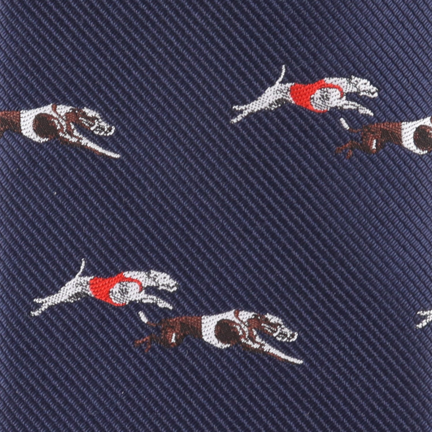mens greyhound racing necktie with stylish slim fit design ideal for greyhound racing fans and events