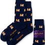 Fun men’s socks with corgi dog design for everyday and casual outfits