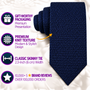 Navy Knitted Skinny Tie