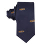 Men’s skinny tie with orange race car design – motorsport-themed necktie for racing fans