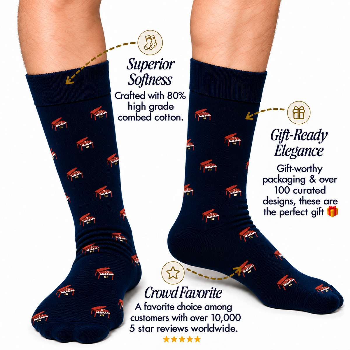 Piano Socks