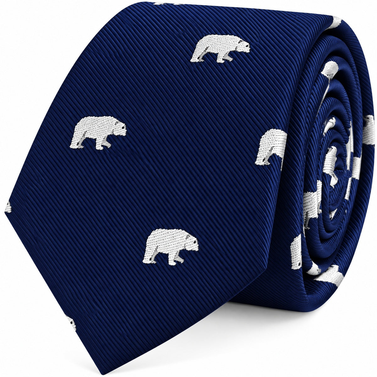 Polar Bear Skinny Tie