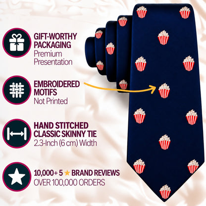 Popcorn Skinny Tie