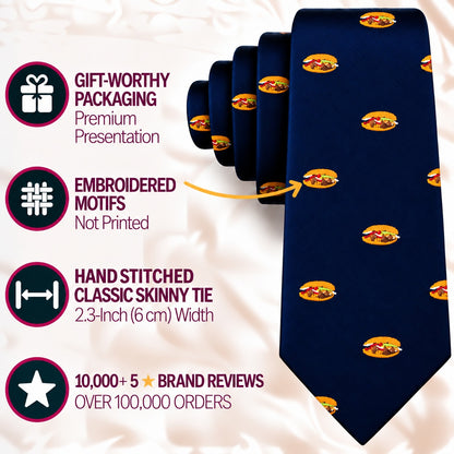 Pork Roll Skinny Tie