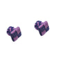 Purple & Navy Blue Square Cufflinks