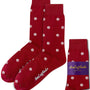 A pair of White Basketball Socks, displayed both flat and in "AusCufflinks Australia" packaging—an ideal basketball-inspired gift for NBA fans.