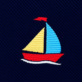 Sail Boat Skinny Tie