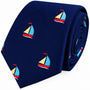Sail Boat Skinny Tie