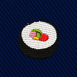 Sushi Skinny Tie