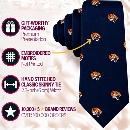 Tiger Skinny Tie