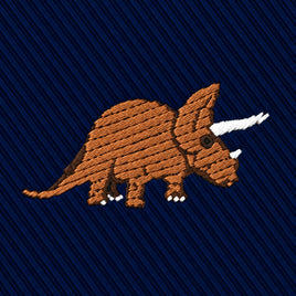 Triceratops Skinny Tie