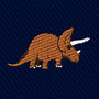 Triceratops Skinny Tie