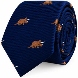 Triceratops Skinny Tie