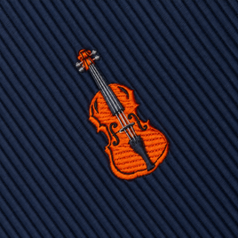 Violin Skinny Tie