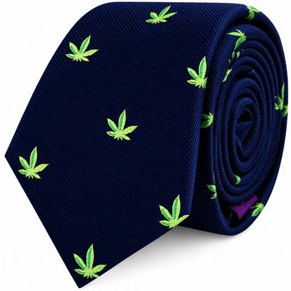Weed Skinny Tie