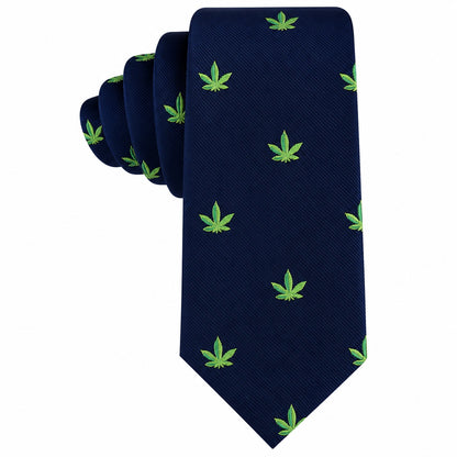 Weed Skinny Tie