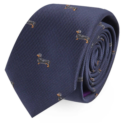 A playful Sausage Dog Skinny Tie with quirky charm featuring dachshunds.