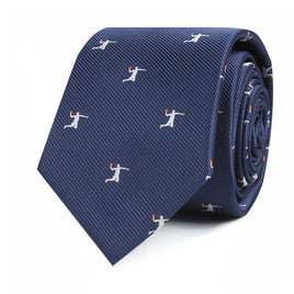 A Basketball Dunk Skinny Tie with a basketball player on it featuring dynamic style.