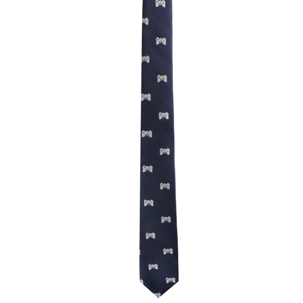 A Game Controller Skinny Tie, perfect for style-conscious trendsetters.