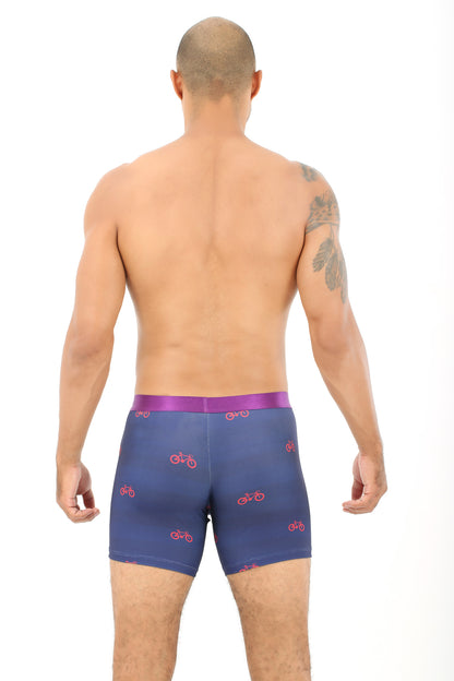 The back view of a man wearing Cyclist Underwear.