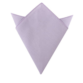 A blush purple pocket square on a Lavender fields background.
