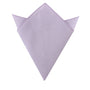 A blush purple pocket square on a Lavender fields background.