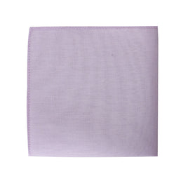 A blush purple pocket square on a white background.
