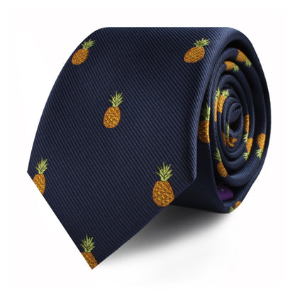 Pineapple Skinny Tie