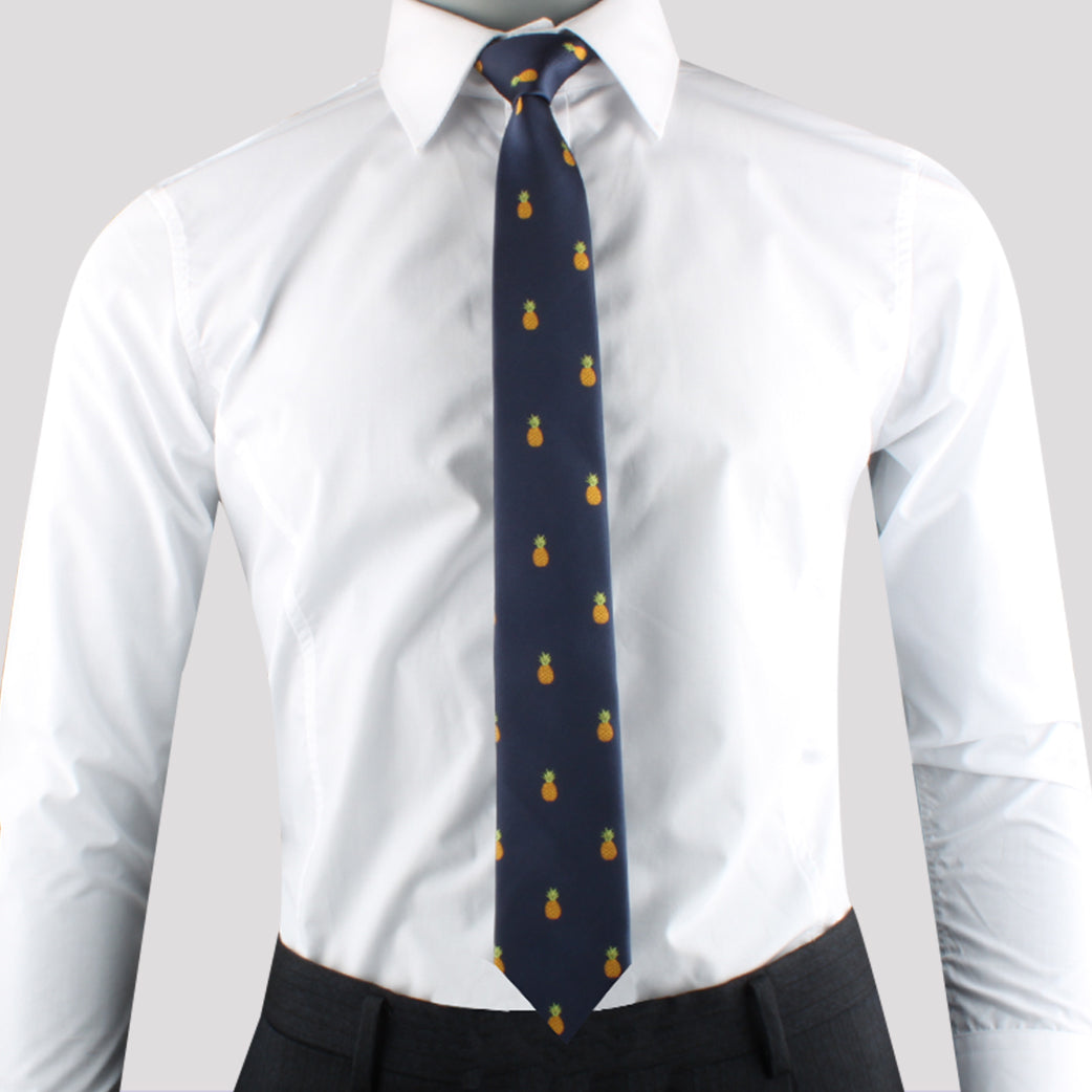 Pineapple Skinny Tie