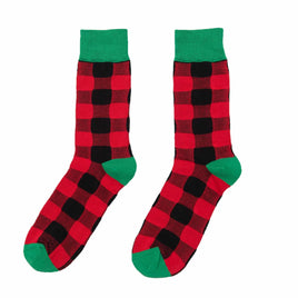 A pair of Cross Hatch Stripes socks.