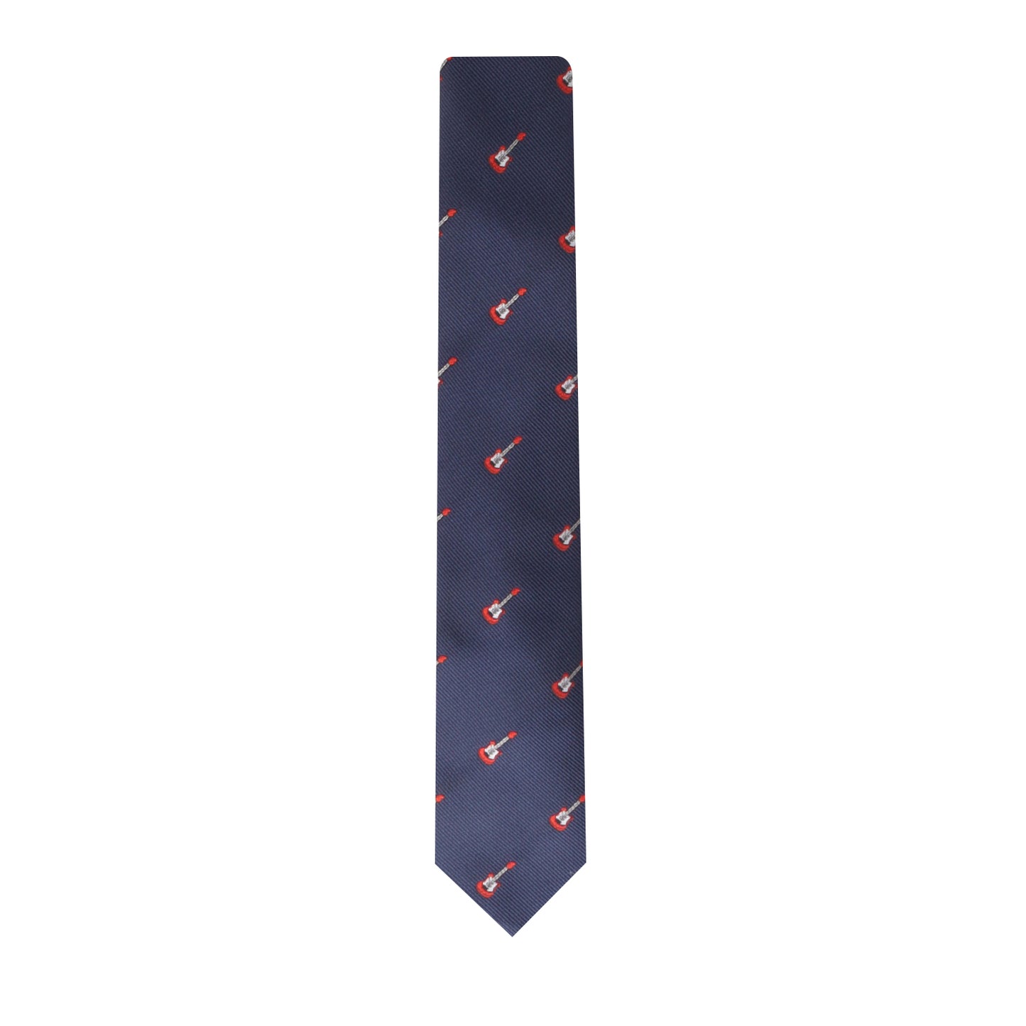 Rock a charming look with this Electric Guitar Skinny Tie.