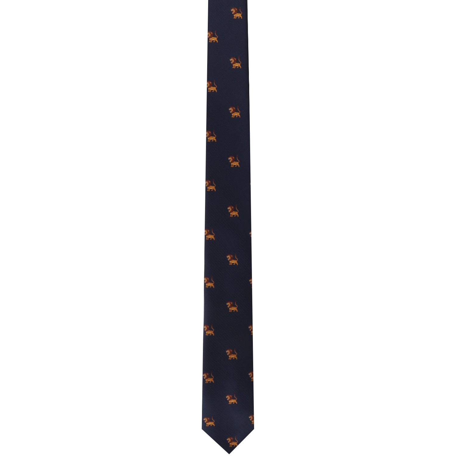 A Lion Skinny Tie, making you the leader in style.