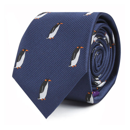 A Penguin Skinny Tie exudes a whimsical charm while maintaining a touch of timeless elegance.