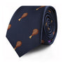 A modern Chicken Skinny Tie with a turkey on it.