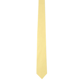 Baby Yellow Skinny Cotton Tie