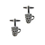 Beer Mug Cufflinks with crystal accents, ideal for the stylish beer lover.