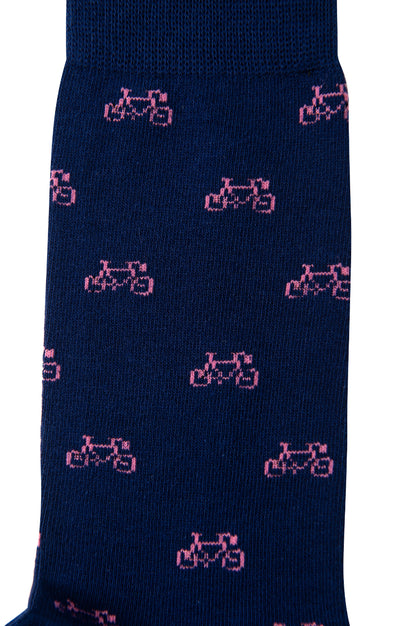Pink Bike Socks