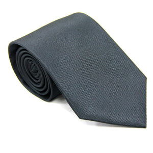 Sleek black slim tie for formal events