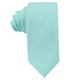 Aqua Skinny Tie on a white background with an oceanic flair.