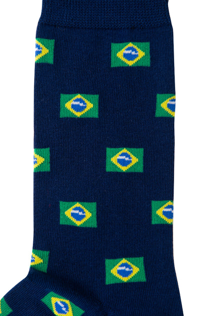 Brazil Flag Socks.