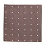 Brown White Polka Dot Pocket Square