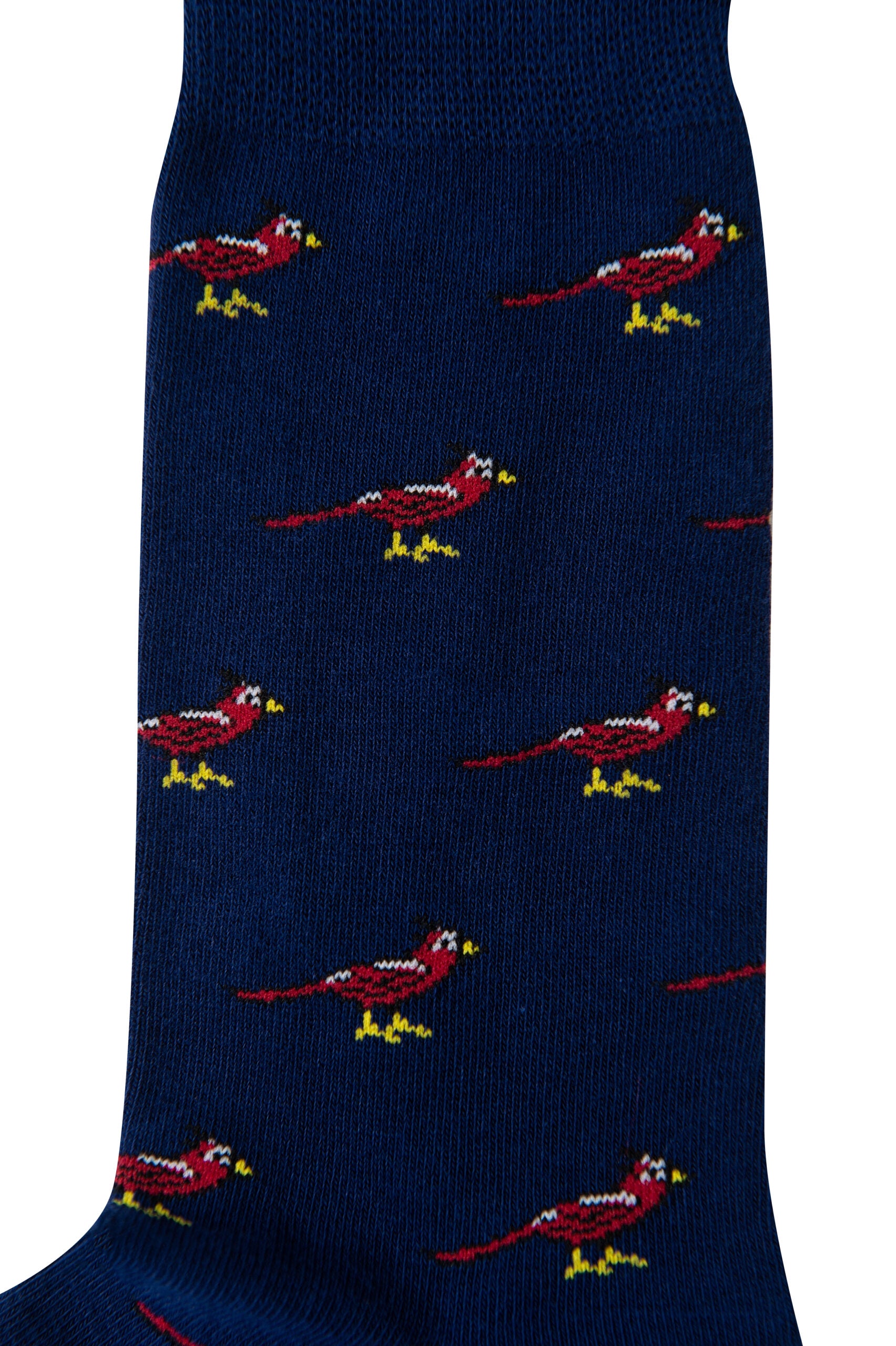 A pair of Cardinal Bird Socks.