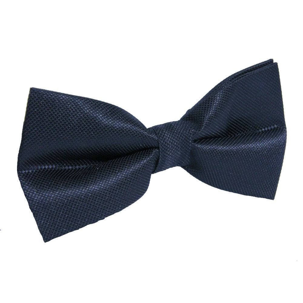 A sharp Classic Black Bow Tie on a white background, suitable for formal occasions.