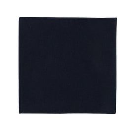A Dark Forest Navy Pocket Square on a white background, perfect for suit pairings.