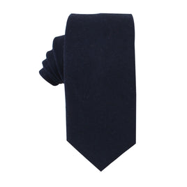 Dark Forest Navy Business Cotton Tie